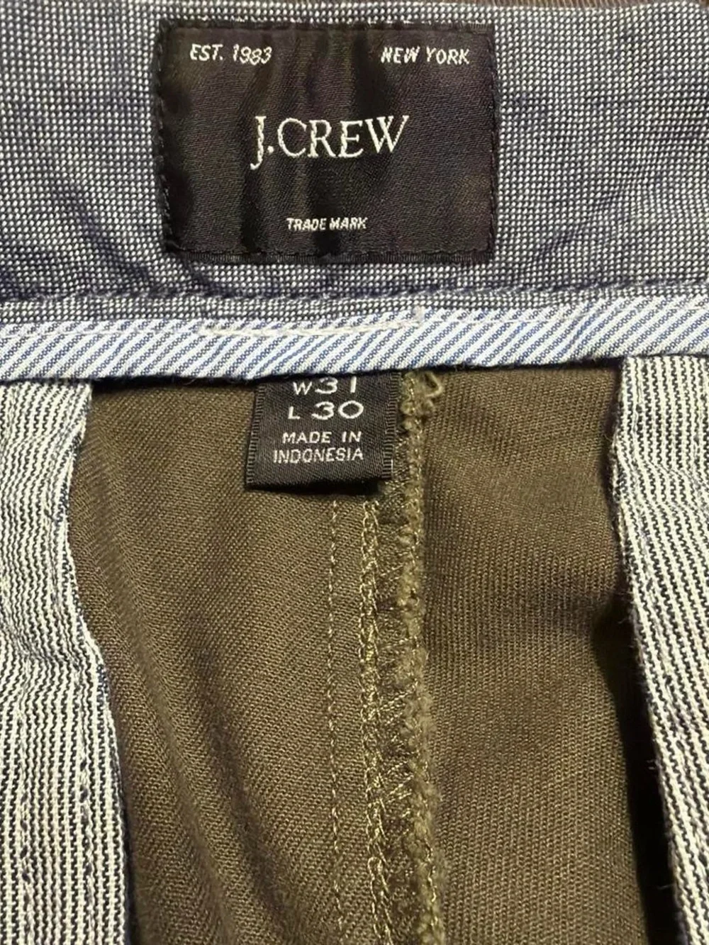 Men's Dark Olive Green Chino Pants